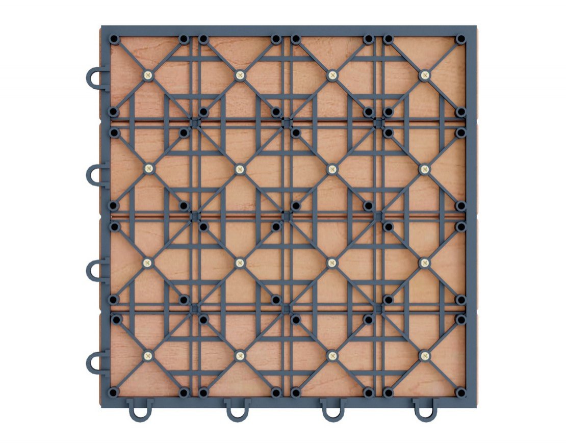 Садовый паркет из термодерева без покрытия маслом (термососна) - вид 5