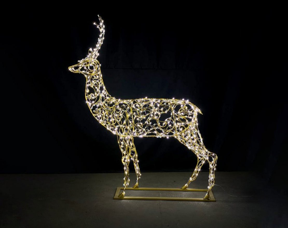 Световая фигура Олень рождественский - вид 5