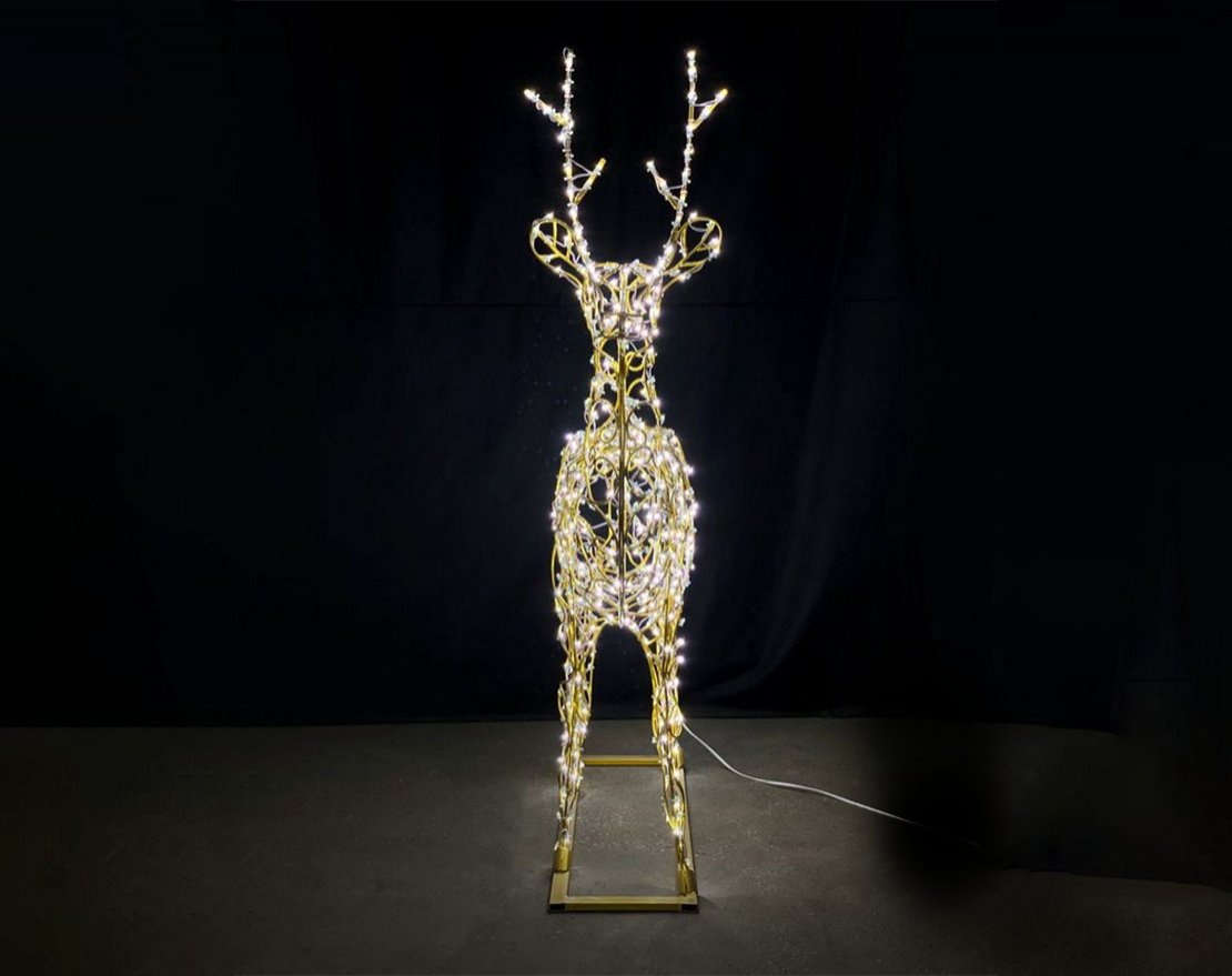 Световая фигура Олень рождественский - вид 4